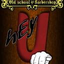 Hey U Barber Shop logo