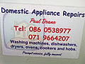 Domestic Appliance Repairs Paul Deane logo