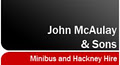 John McAulay & Sons Minibus Hire logo