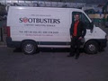 sootbusters,chimney sweeping service logo