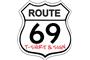 Route 69 T-shirt & Sign logo