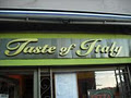 Pizza take-away, Taste of Italy logo