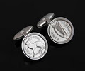 world coin cufflinks image 2